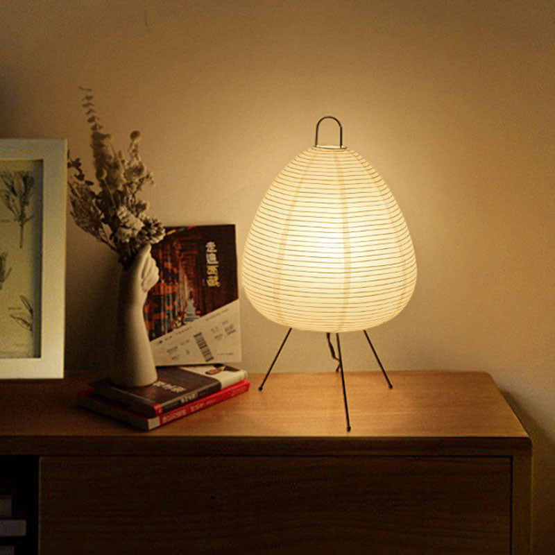 Japanese Paper Table Lamp Traditional Lampshade Retro Style
