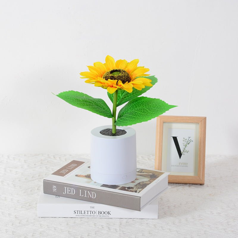 LED Table Lamp Sunflower Shape Design