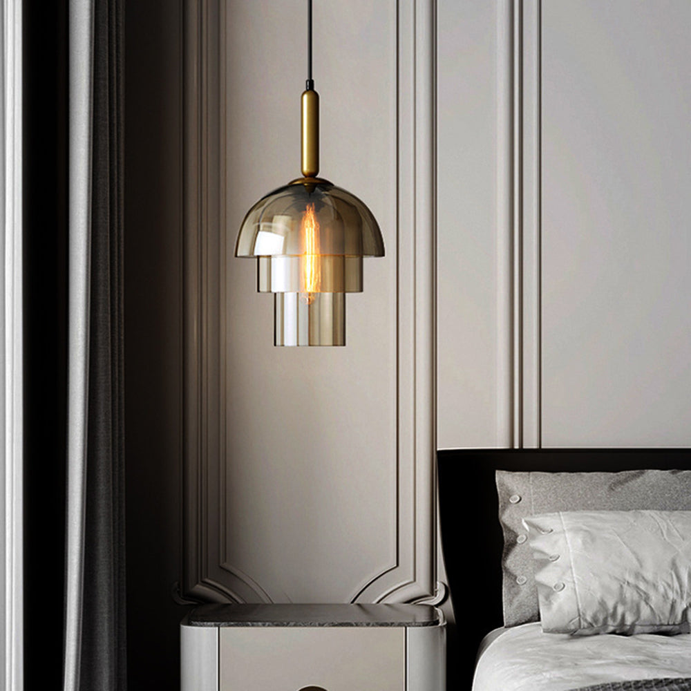 Clear Glass Globe Pendant Light Fixture