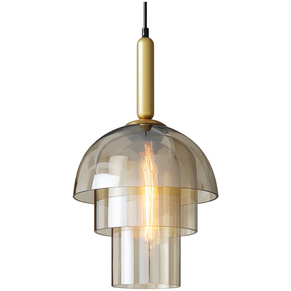 Clear Glass Globe Pendant Light Fixture