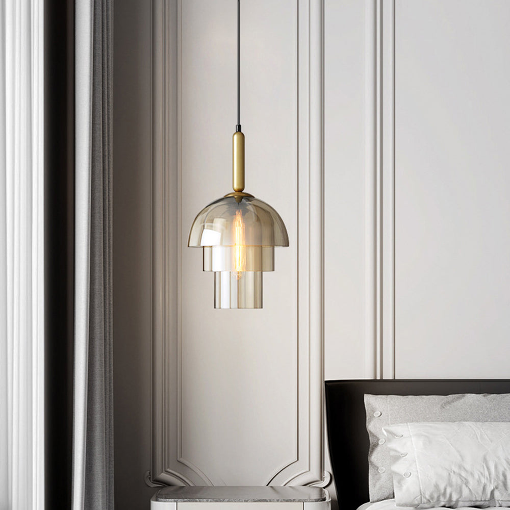 Clear Glass Globe Pendant Light Fixture