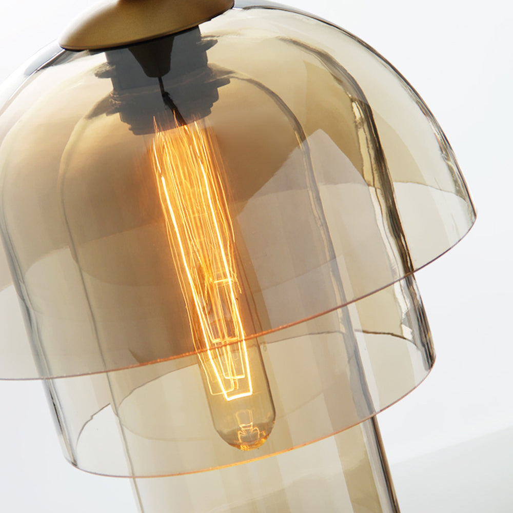Clear Glass Globe Pendant Light Fixture