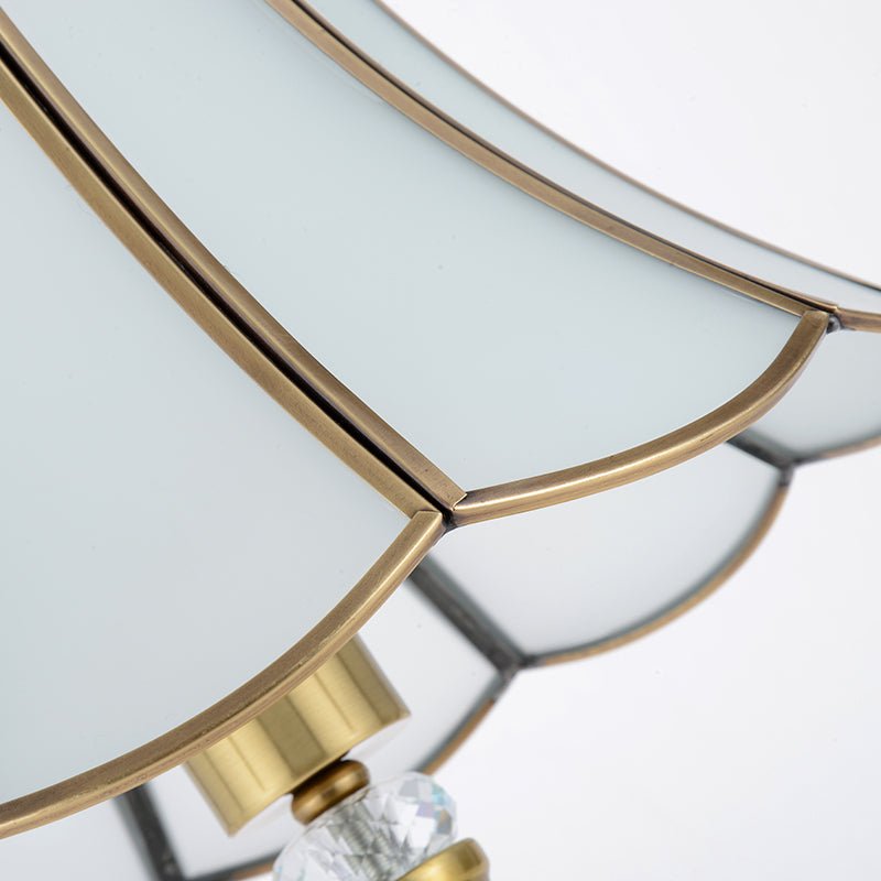 Scalloped Table Lamp Lighting Fixture