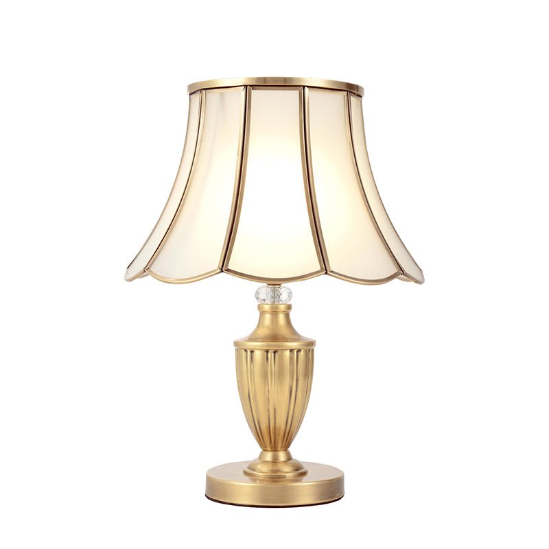 Scalloped Table Lamp Lighting Fixture