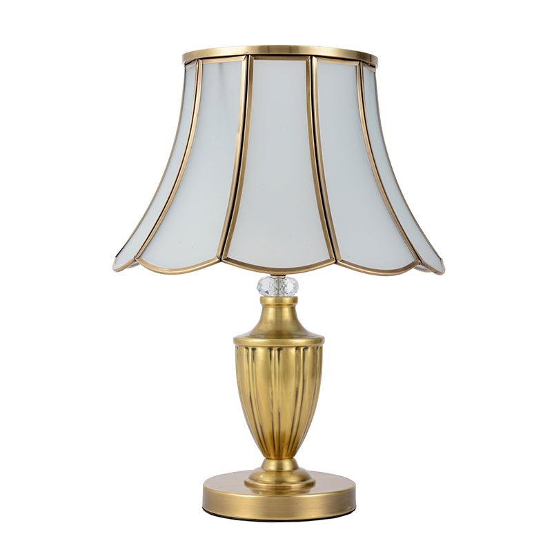 Scalloped Table Lamp Lighting Fixture