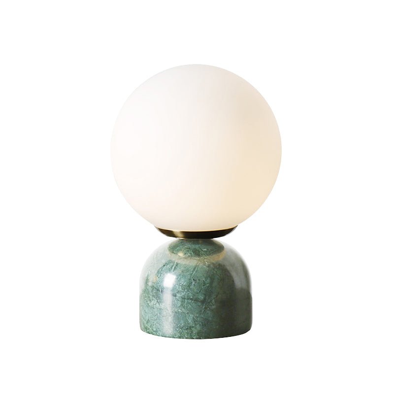 Marble Desk Lamp Glass Shade