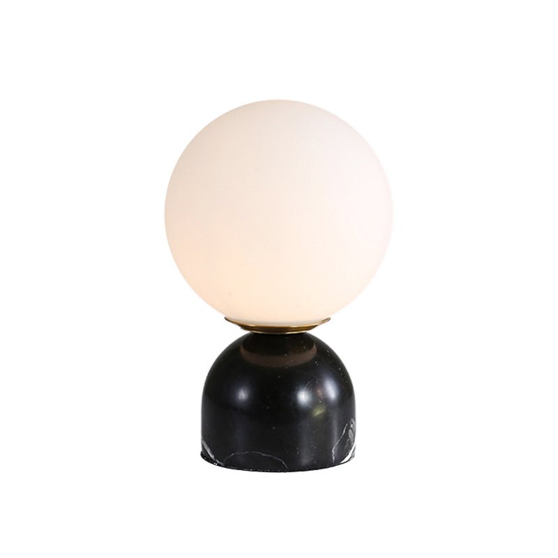 Marble Desk Lamp Glass Shade