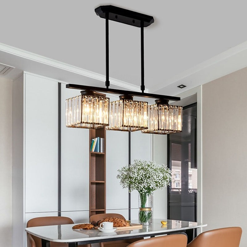 Linear Pendant Light Fixture LED Ceiling Light