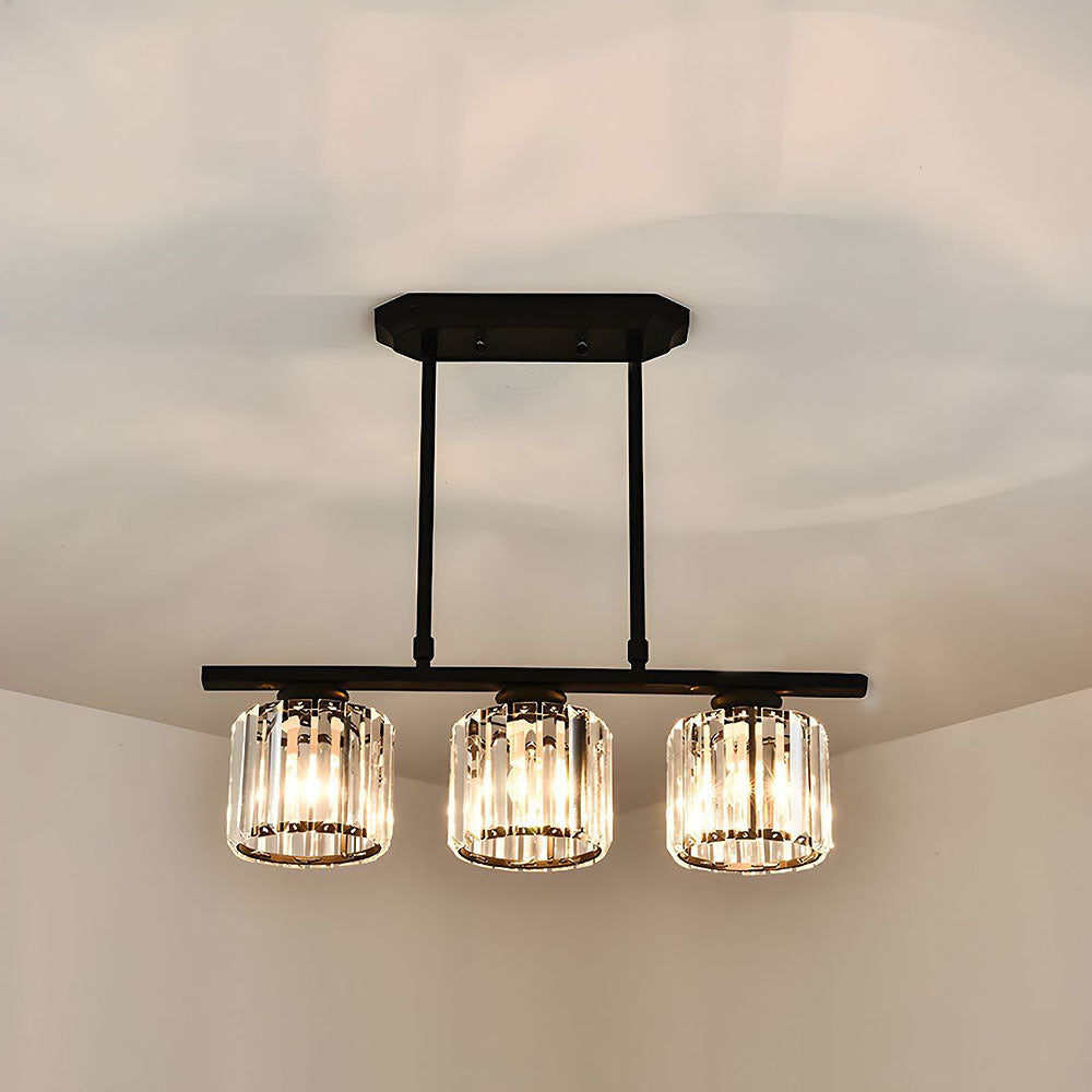 Linear Pendant Light Fixture LED Ceiling Light