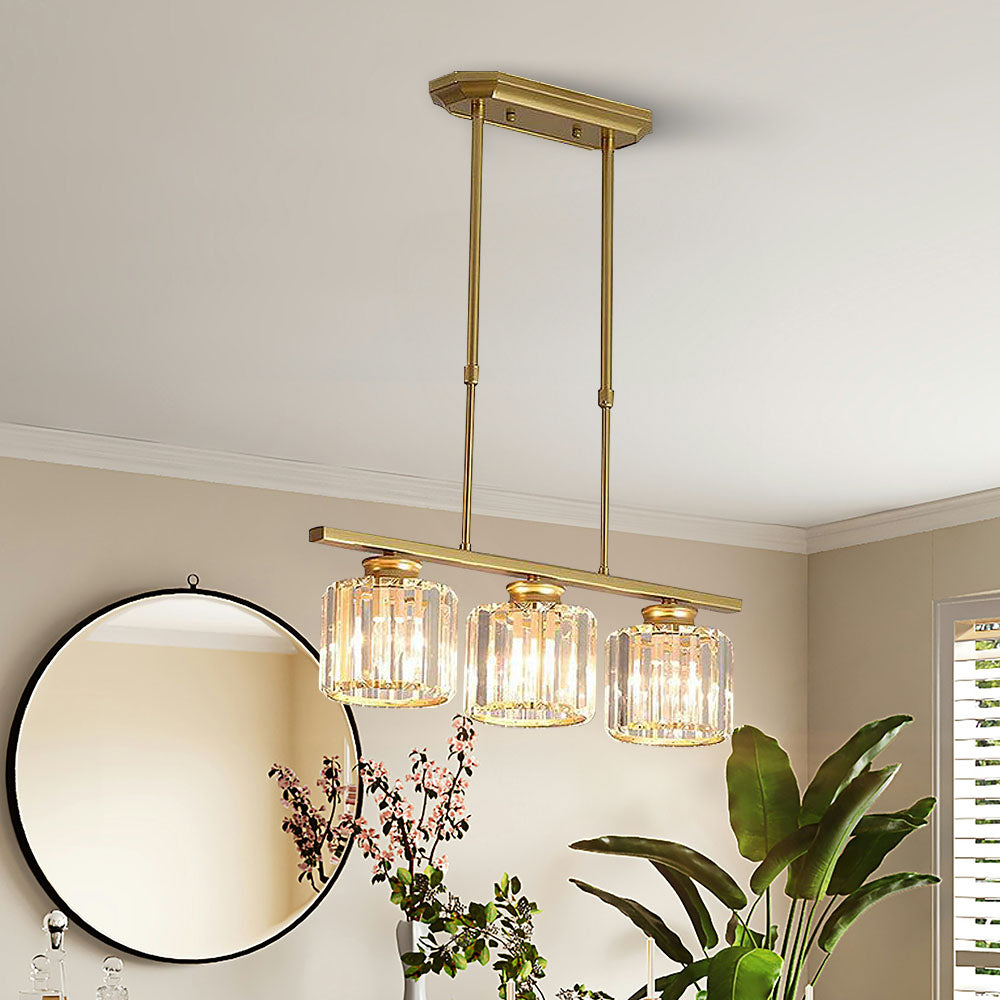 Linear Pendant Light Fixture LED Ceiling Light