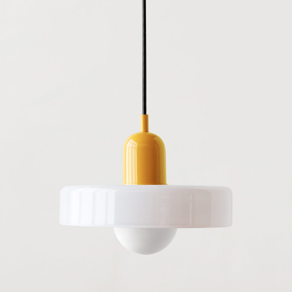 Adjustable Glass Pendant Light Fixture Ceiling Lamp