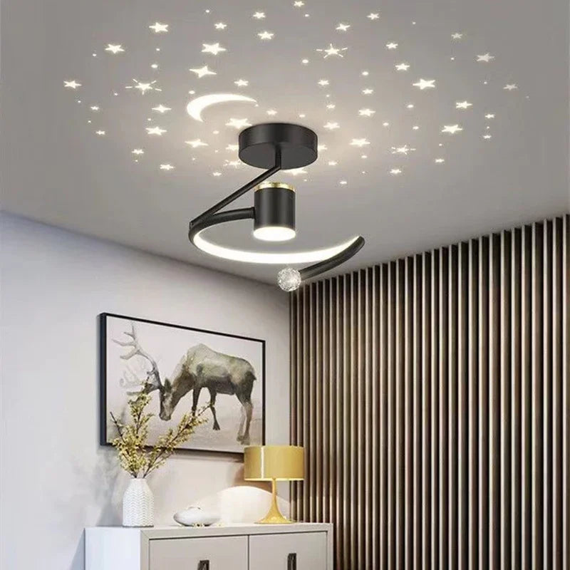 LED Flush Mount Ceiling Light Chandelier Starry Sky for Kids Rooms