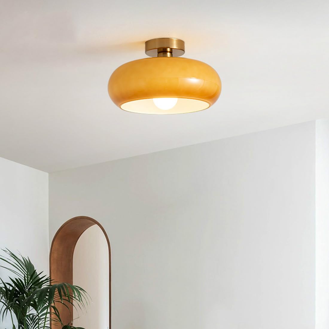 Round Flush Mount Ceiling Light