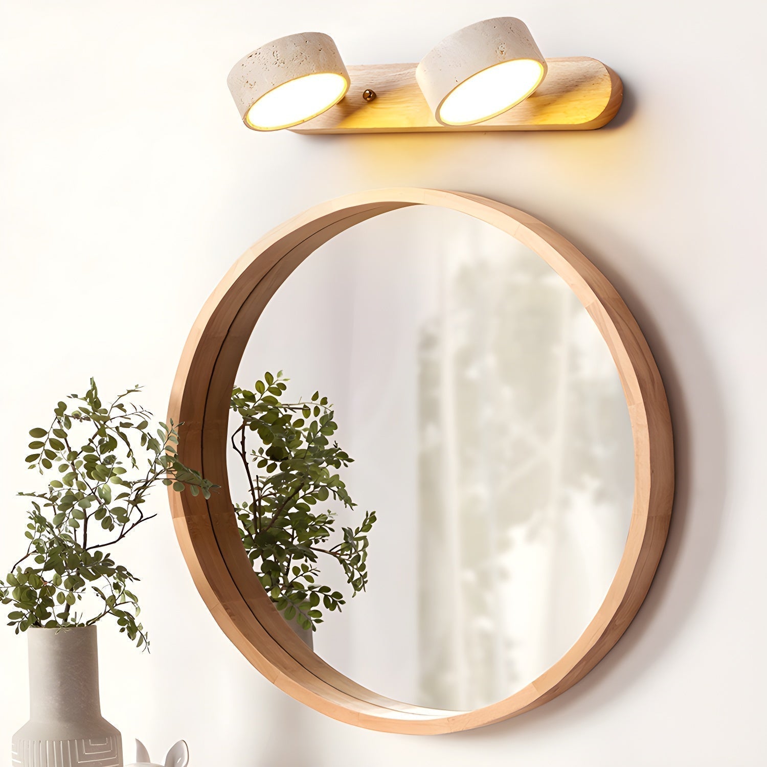 Dual-Light LED Wall Sconce Fixture