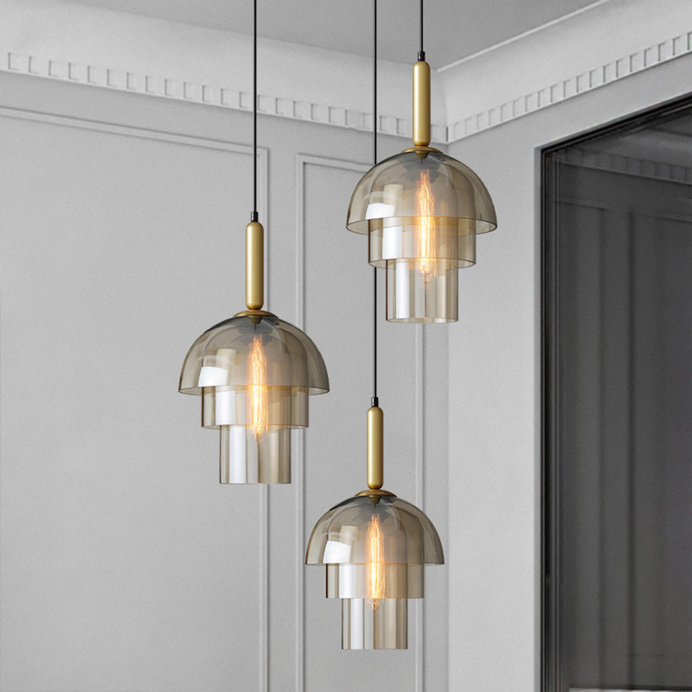 Clear Glass Globe Pendant Light Fixture