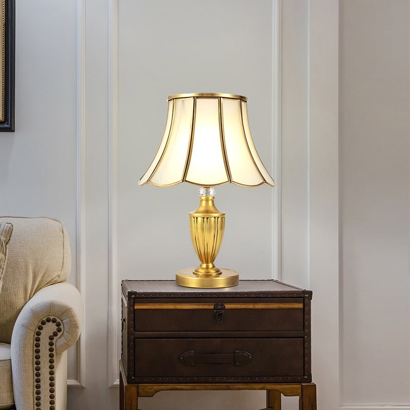 Scalloped Table Lamp Lighting Fixture